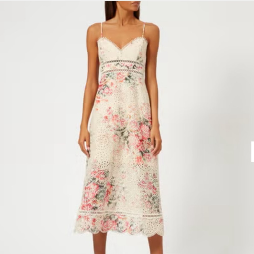 Zimmermann Leila Diamond Bralette Dress